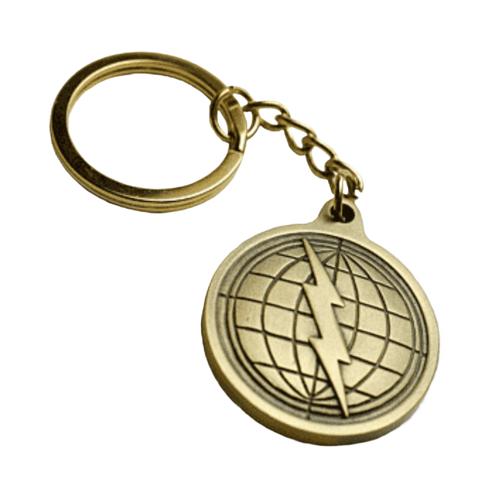 Custom branded metal keychain with company logo- PromoRAPRO