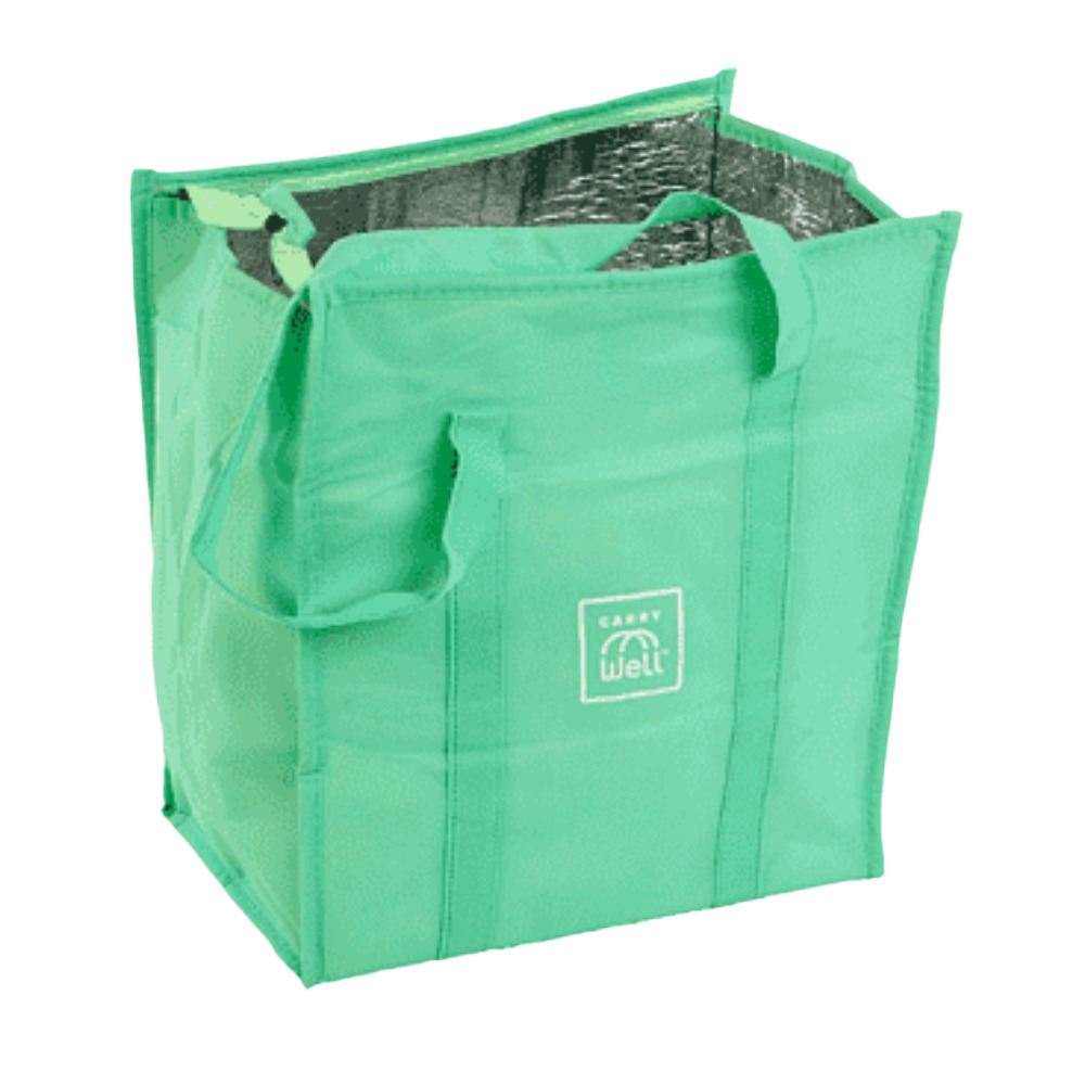 Custom branded canvas grocery tote with company logo - PromoRAPRO