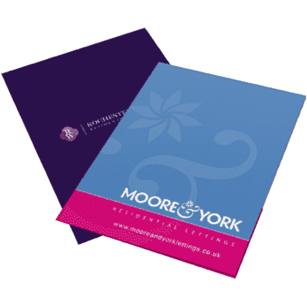 Custom branded presentation folder with company logo - PromoRAPRO