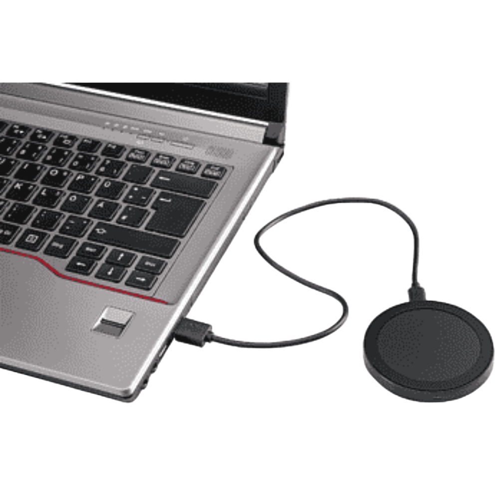 Custom branded wireless charging pad with company logo - PromoRAPRO