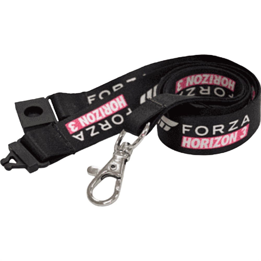 Custom branded printed lanyard with company logo - PromoRAPRO
