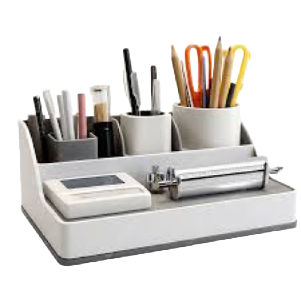 Custom branded desk organizer with company logo - PromoRAPRO