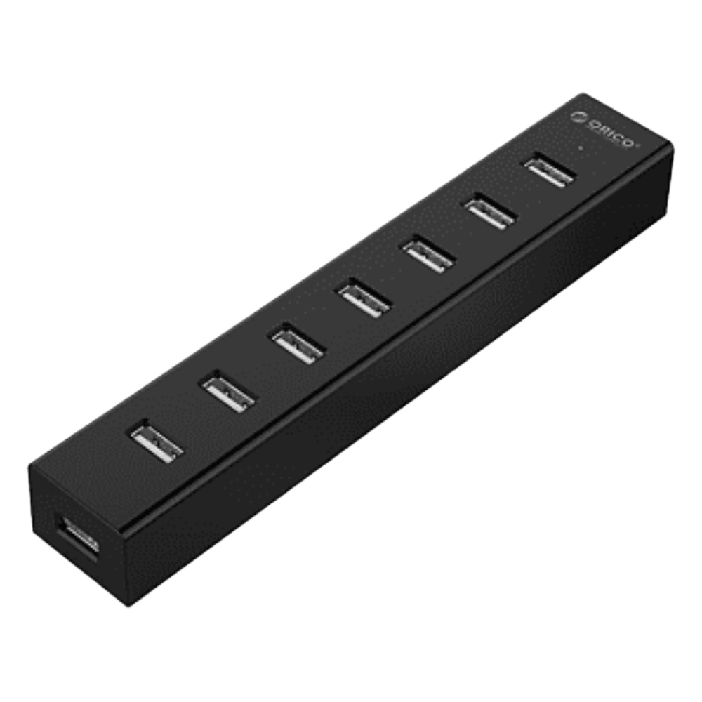Custom branded multi-port usb hub with company logo - PromoRAPRO