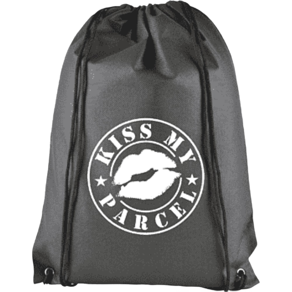 Custom branded drawstring backpack with company logo-PromoRAPRO