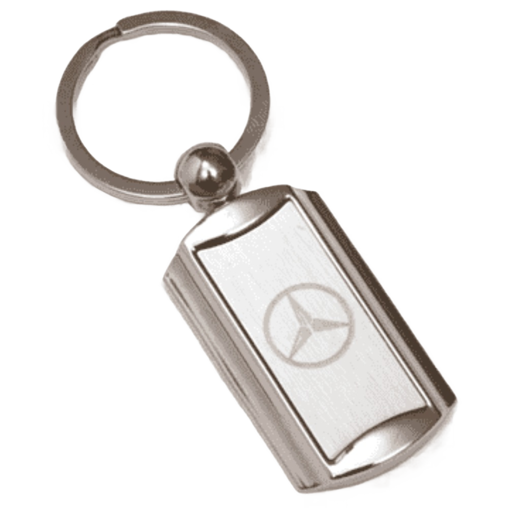 Custom branded metal keychain with company logo- PromoRAPRO