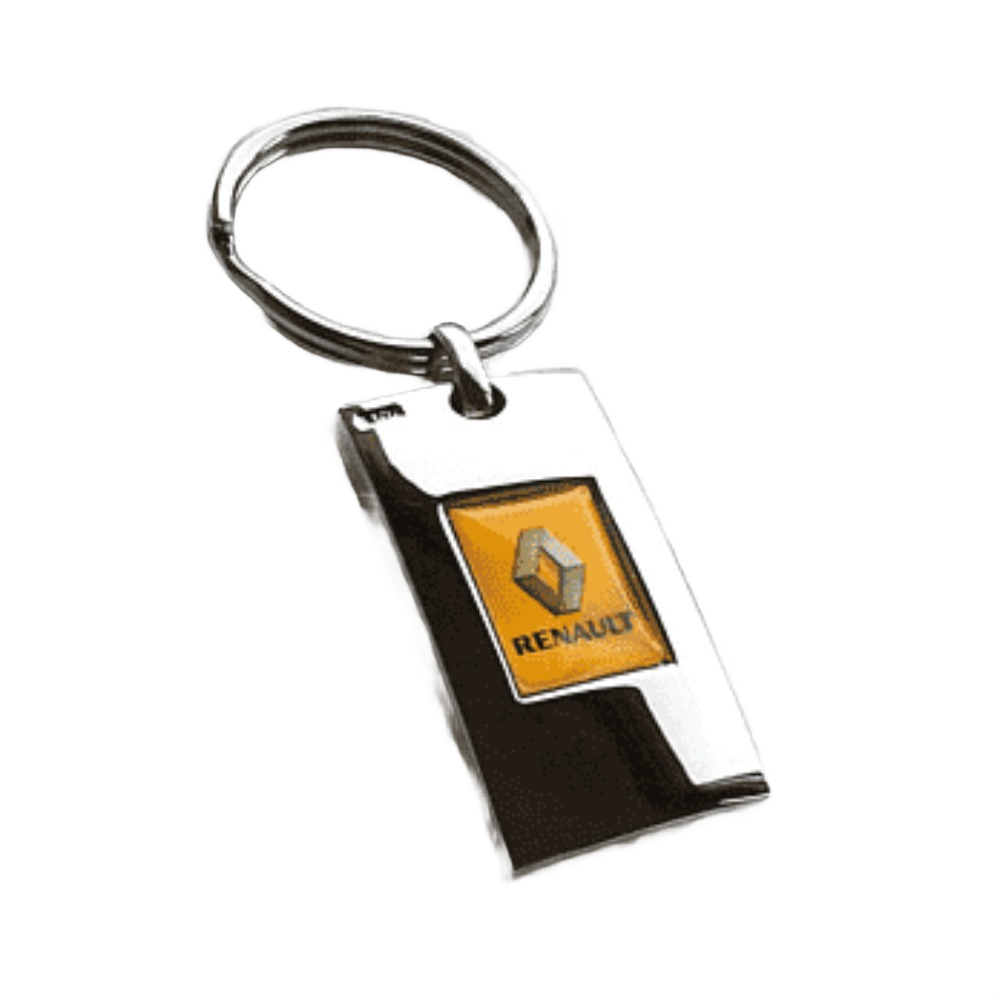 Custom branded metal keychain with company logo- PromoRAPRO